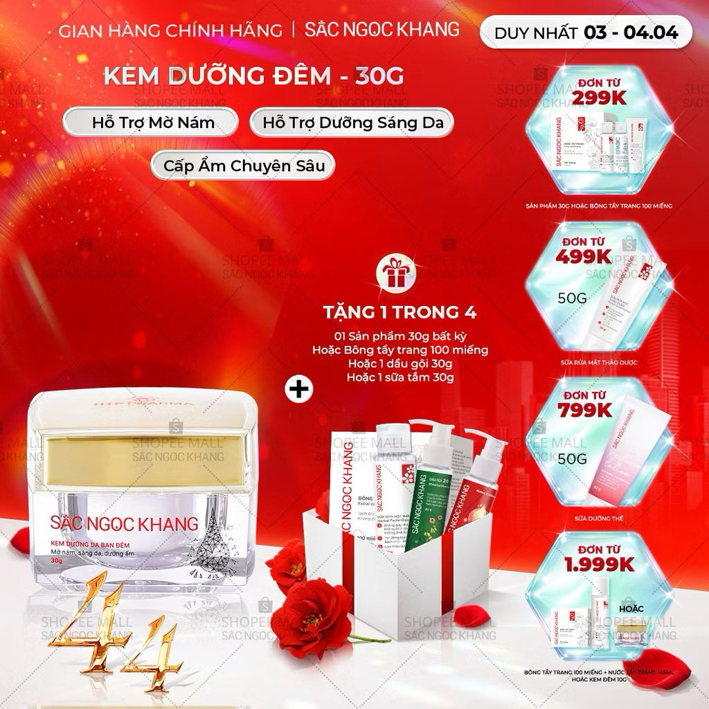 ✅Kem dưỡng da Sắc Ngọc Khang