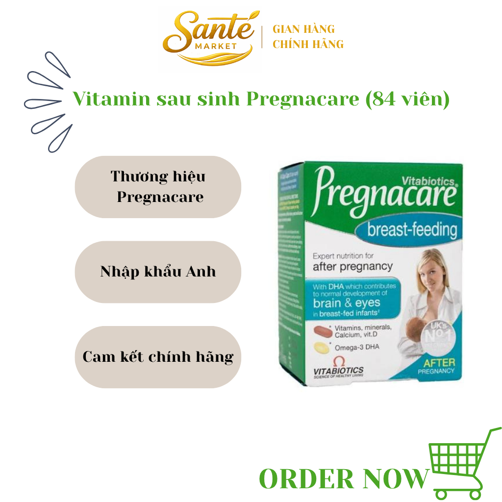 Vitamin Pregnacare Sau Sinh 84 Viên – Dành Cho Mẹ Sau Sinh, Bổ Sung DHA & Vi Chất Thiết Yếu