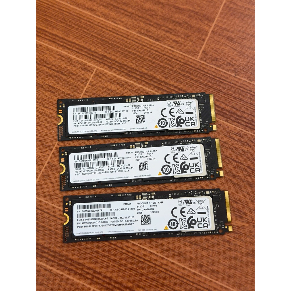 Ổ cứng SSD Samsung PM9A1 256GB / 512GB / 1TB M2 PCIe 4.0 Cài sẵn win