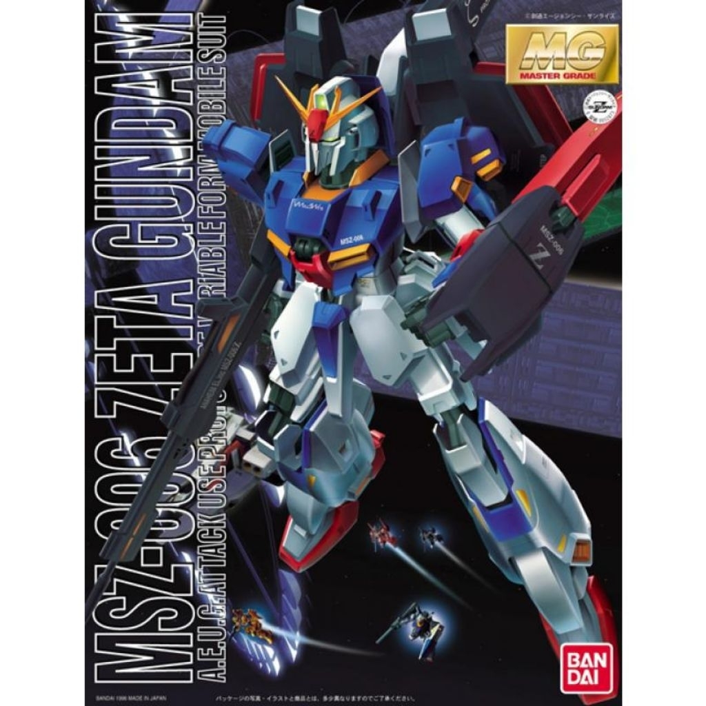 [HÀNG CHÍNH HÃNG] Mô hình lắp ráp MG MSZ-006 Zeta Gundam 1.0 chính hãng Bandai