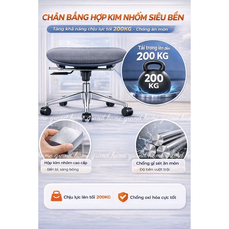 Ghế Công Thái Học LS902 Ghế Văn Phòng Lưới 3D Tựa Đầu Tay Vịn 4D Hỗ Trợ Cột Sống Có Gác Chân Ngả Lưng | BigBuy360 - bigbuy360.vn