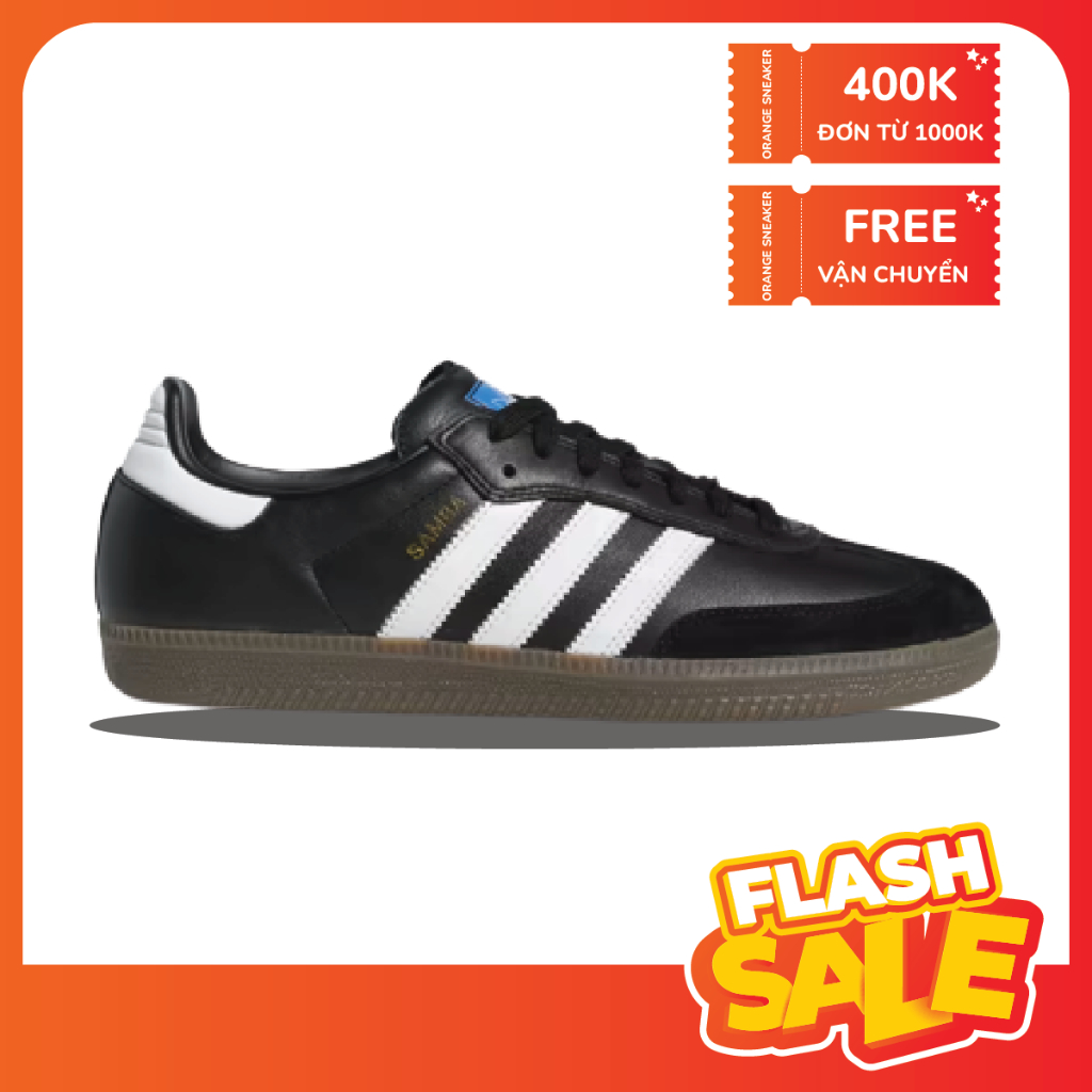 [ CHÍNH HÃNG ] Giày Adidas Samba OG 'Black Gum' B75807 ♡
