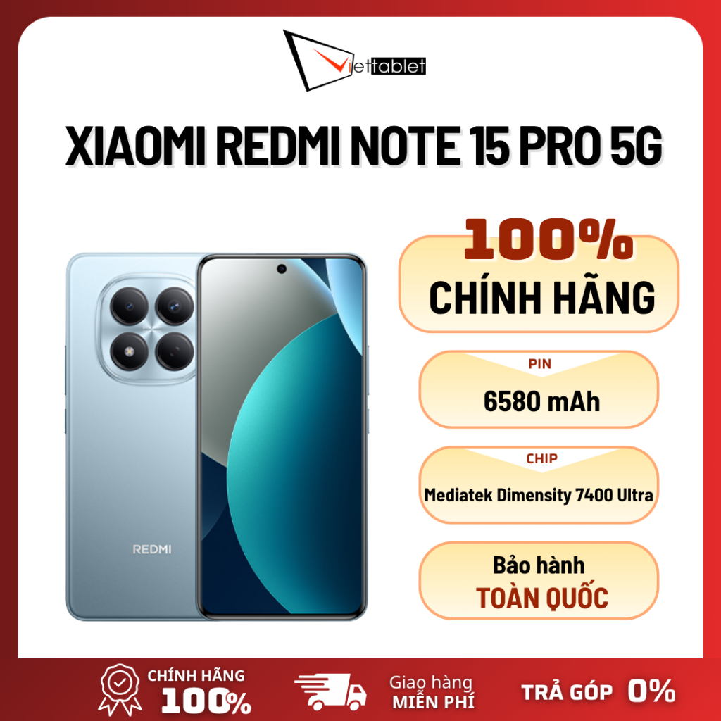 [ FULL VAT ] Xiaomi Redmi Note 15 Pro 5G (12GB - 256GB) - Hàng Chính Hãng | BigBuy360 - bigbuy360.vn