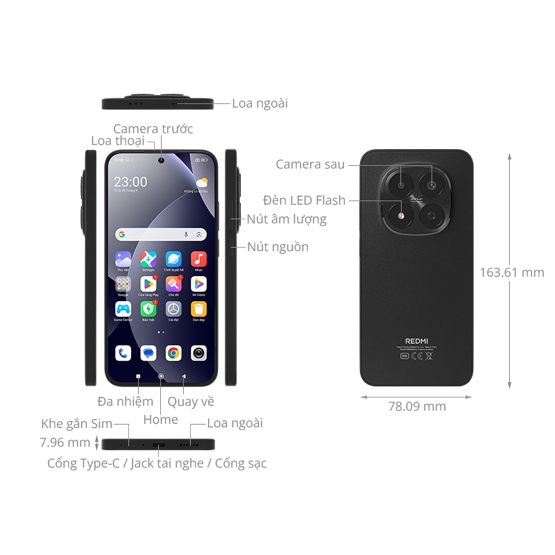 [ FULL VAT ] Xiaomi Redmi Note 15 Pro 5G (12GB - 256GB) - Hàng Chính Hãng | BigBuy360 - bigbuy360.vn