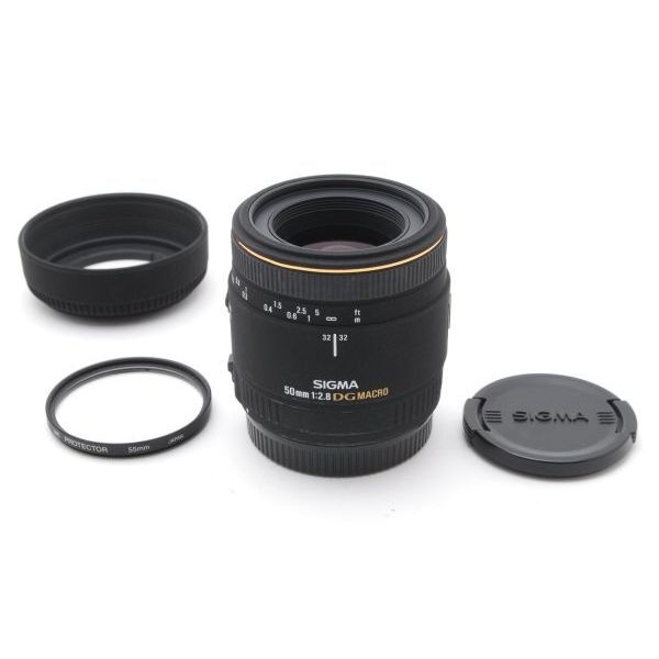 Lens canon SIGMA MACRO 50mm F2.8 EX DG (Canon ef full frame - crop - mới 99%) - Ống kính Canon EF