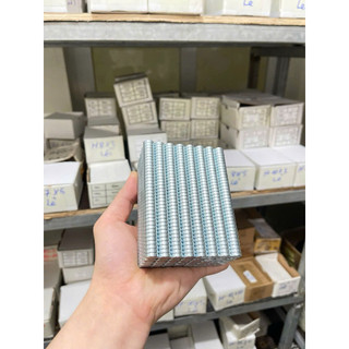(10 viên) Nam châm đất hiếm 10x3mm N45 mạ kẽm