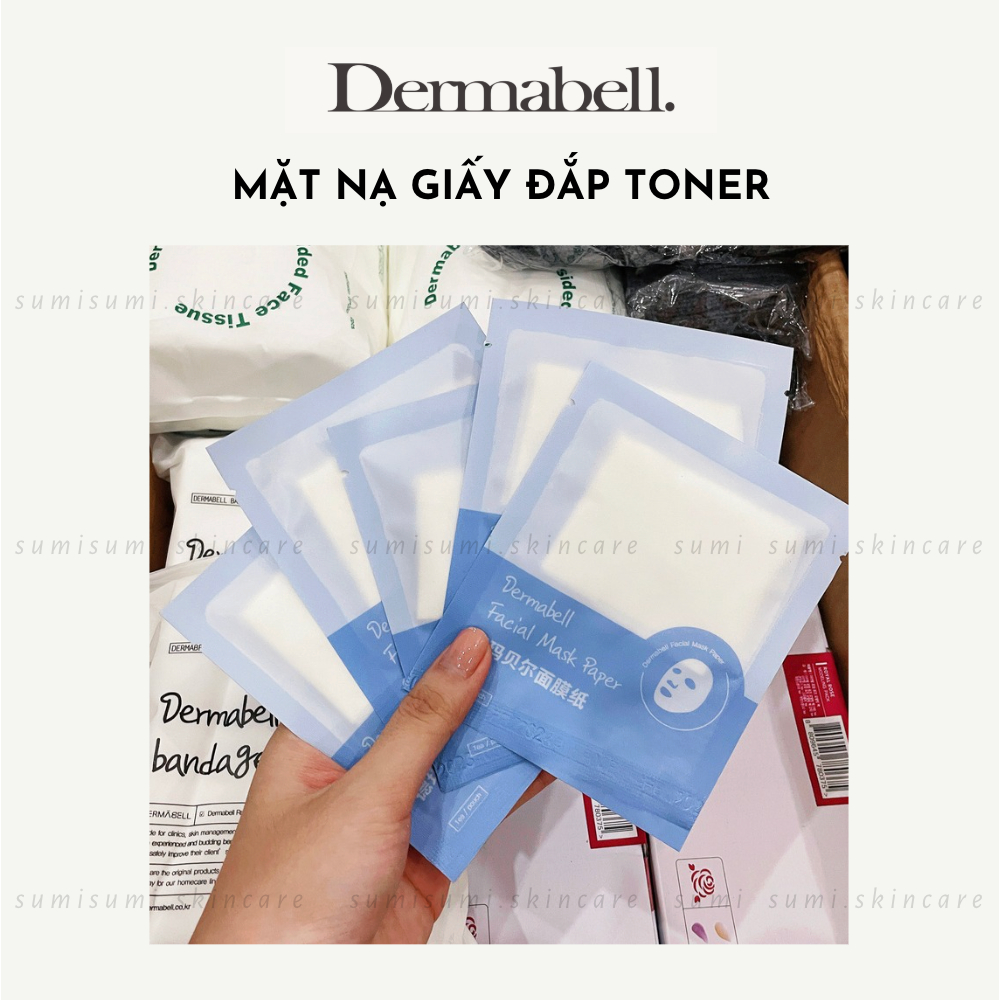 SẴN (Dermabell) Mặt nạ giấy đắp toner Hàn Quốc Facial Mask Paper