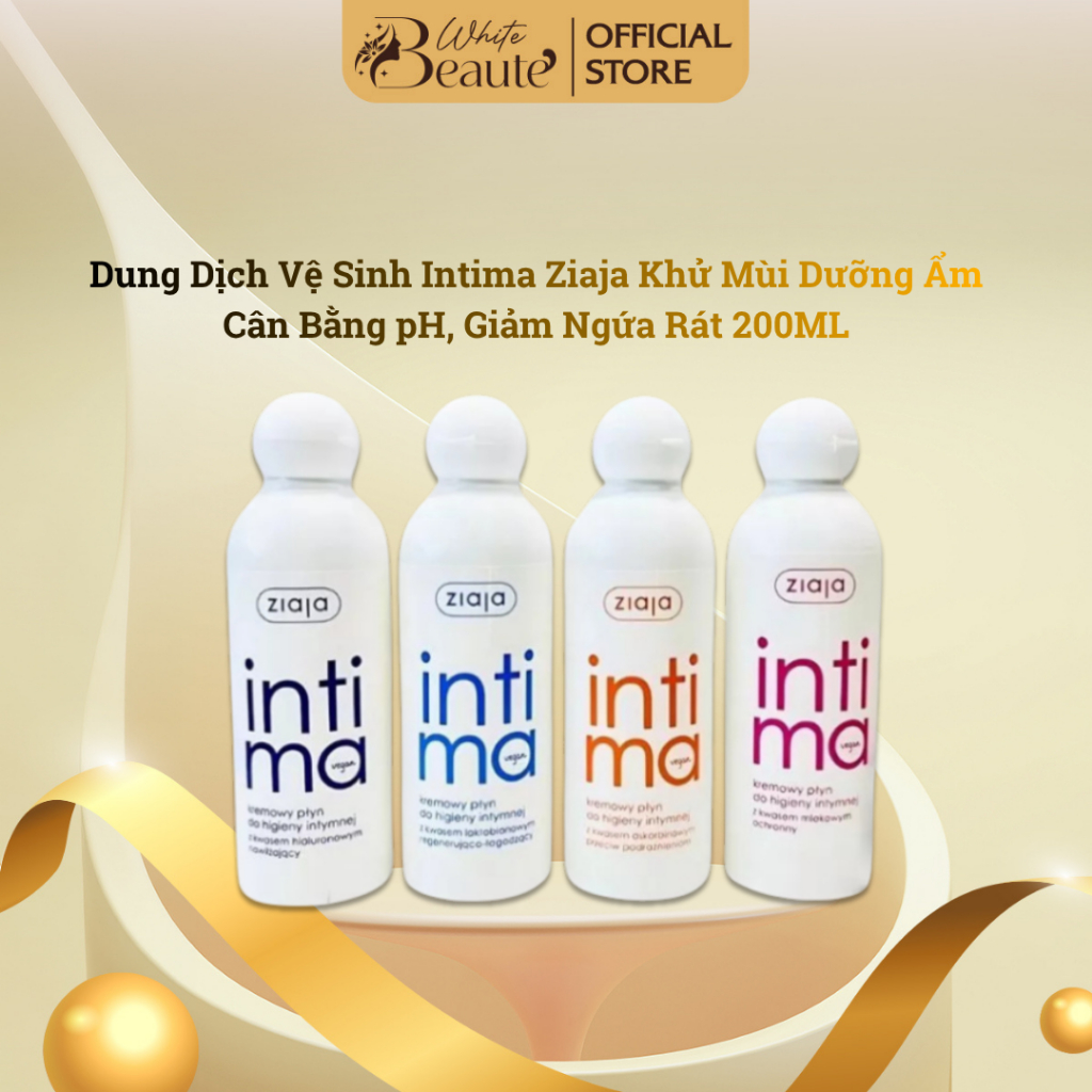 Dung Dịch Vệ Sinh Phụ Nữ Intima Ziaja Chai 200ml Đủ Màu