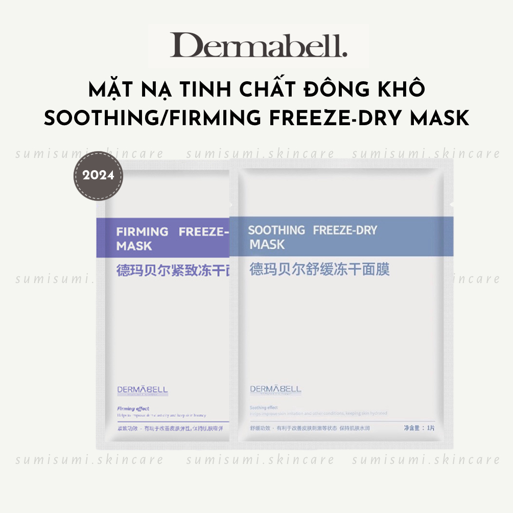 SẴN (Dermabell) Mặt nạ tinh chất đông khô Soothing / Firming Freeze-Dry Mask