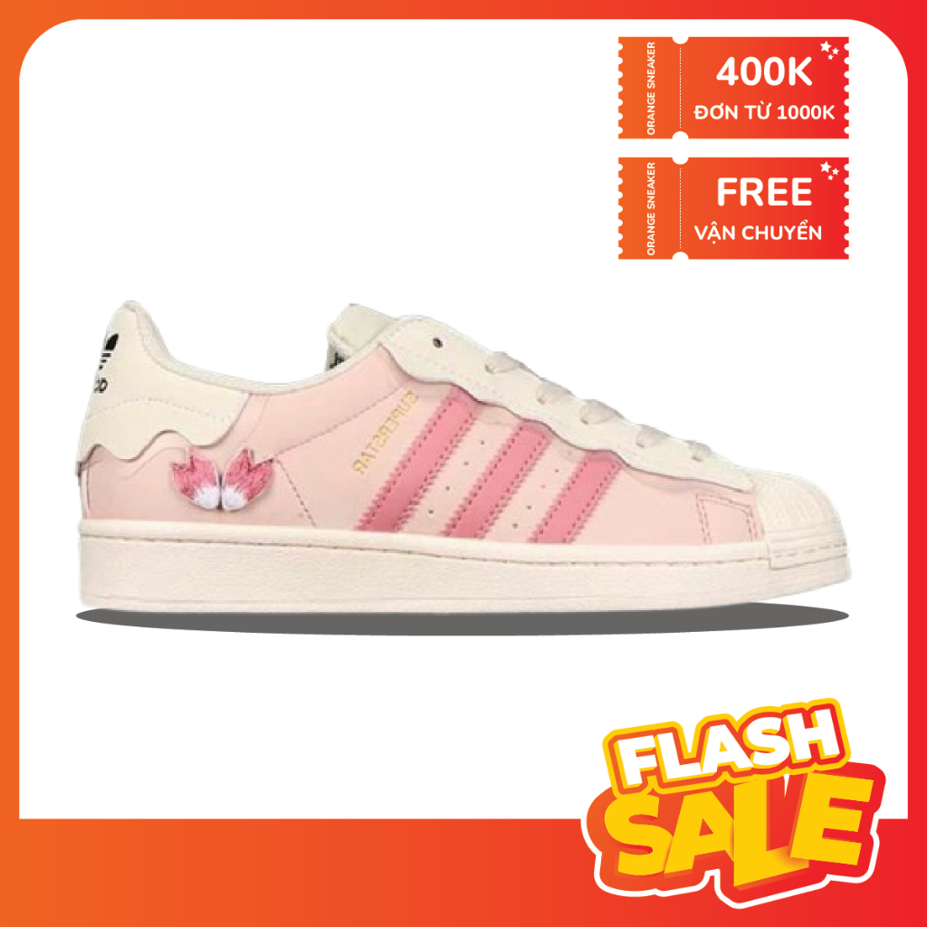 [ CHÍNH HÃNG ] Giày Adidas Superstar 'Sakura Pink’ GW4441 ♡
