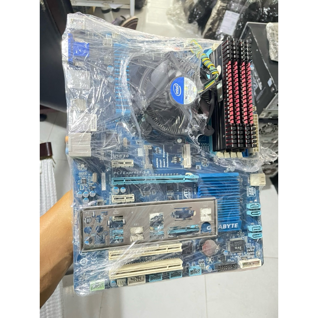 🔥 COMBO main gigabyte Z77 msata 4khe ram  chip core 7 3770 – RAM 16GB 🔥