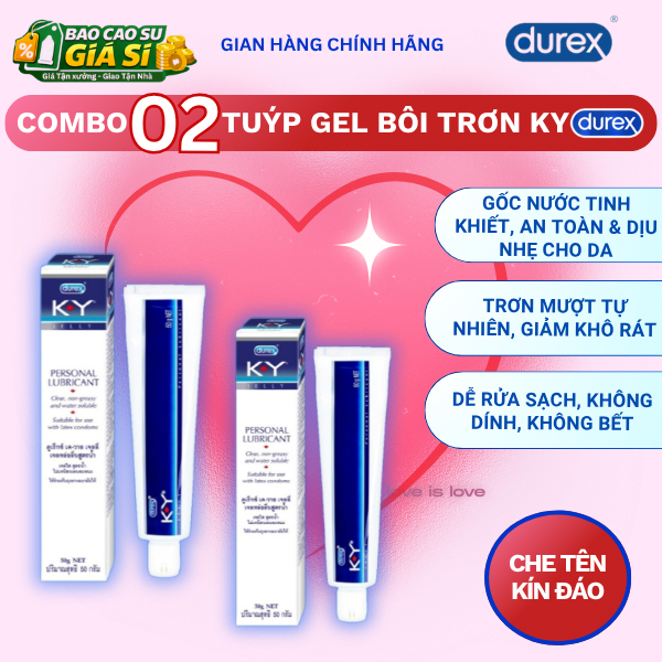 Gel Bôi Trơn ky Durex Reckit Benckiser (T/50gr)