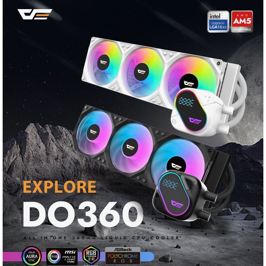 Tản Nhiệt Nước AIO 360MM DarkFlash DO360