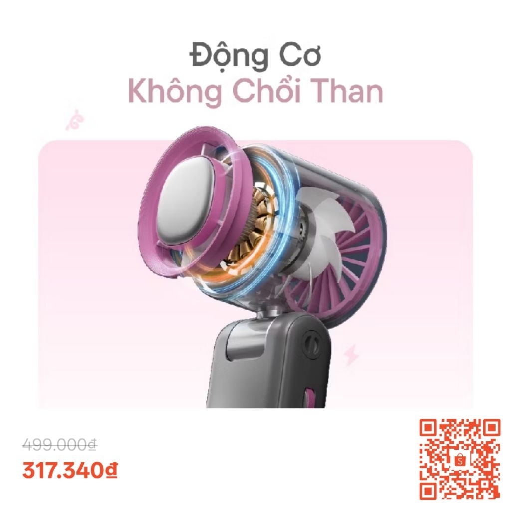 Quạt cầm tay INNOYO FANS ICE