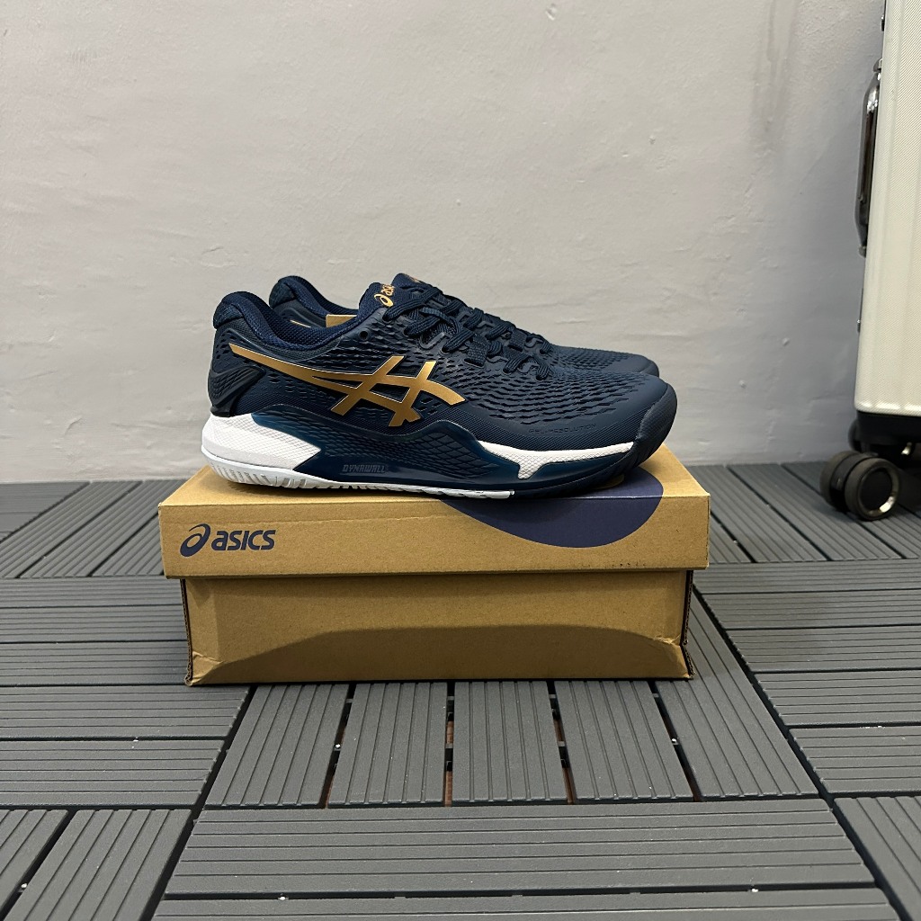 Giày Pickleball/Tennis - GEL 9 ĐEN XANH THAN ĐẬM XỌC ĐỒNG - 93 SNEAKER