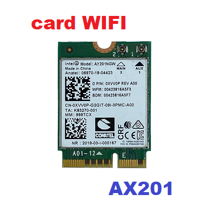 card WIFI AX200 / AX201 / AX300 tháo máy bộ ....như hình........dùng thấy thế wifi hỏng hay nâng cấp