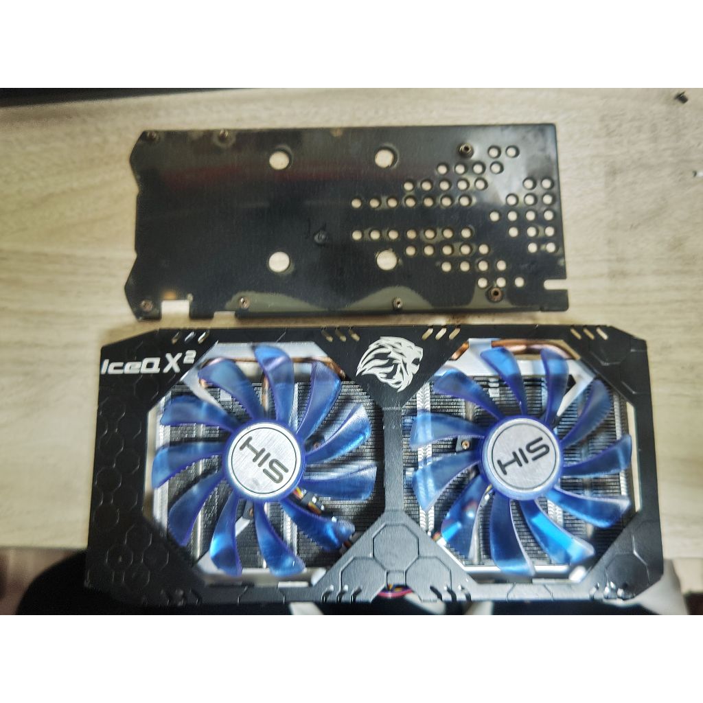 Bộ Fan tản zin VGA RX 580 HIS Ice Q x2