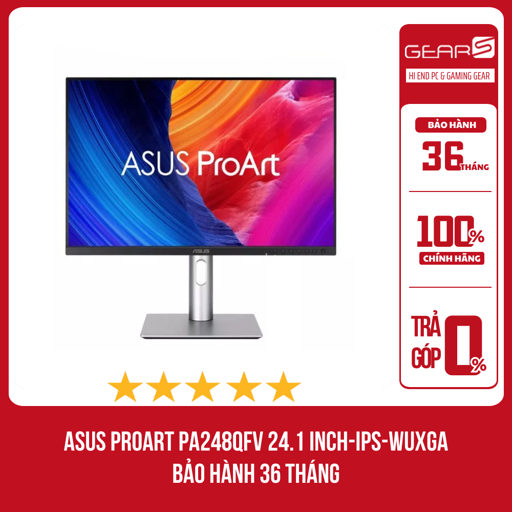 [FULL VAT] Màn hình Asus ProArt PA248QFV 24.1 inch-IPS-WUXGA - Bảo hành 36 Tháng
