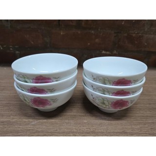 Combo 06 bát cơm, chén cơm hoa anh đào, miệng 11cm, cao 5,5cm