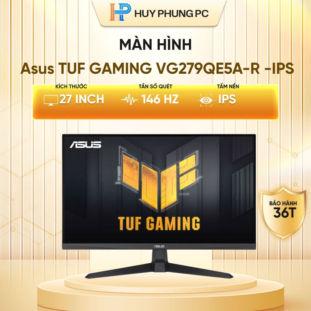 Màn hình chuyên chơi game Asus TUF GAMING VG279QE5A-R 27" IPS 146Hz new bảo hành 36th