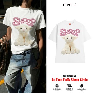 Áo thun Fluffy Sheep Circle Unisex cotton cao cấp - THE CIRCLE VN