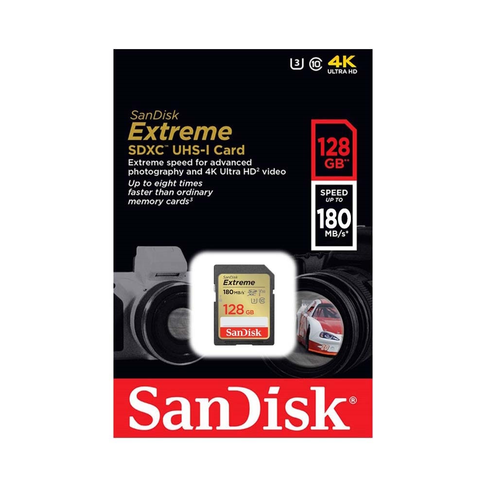 Thẻ nhớ SDXC UHS-I SanDisk Extreme U3 V30 256GB 128GB 64GB 200MB/s Bảo Hành Chính Hãng 5 Năm | BigBuy360 - bigbuy360.vn