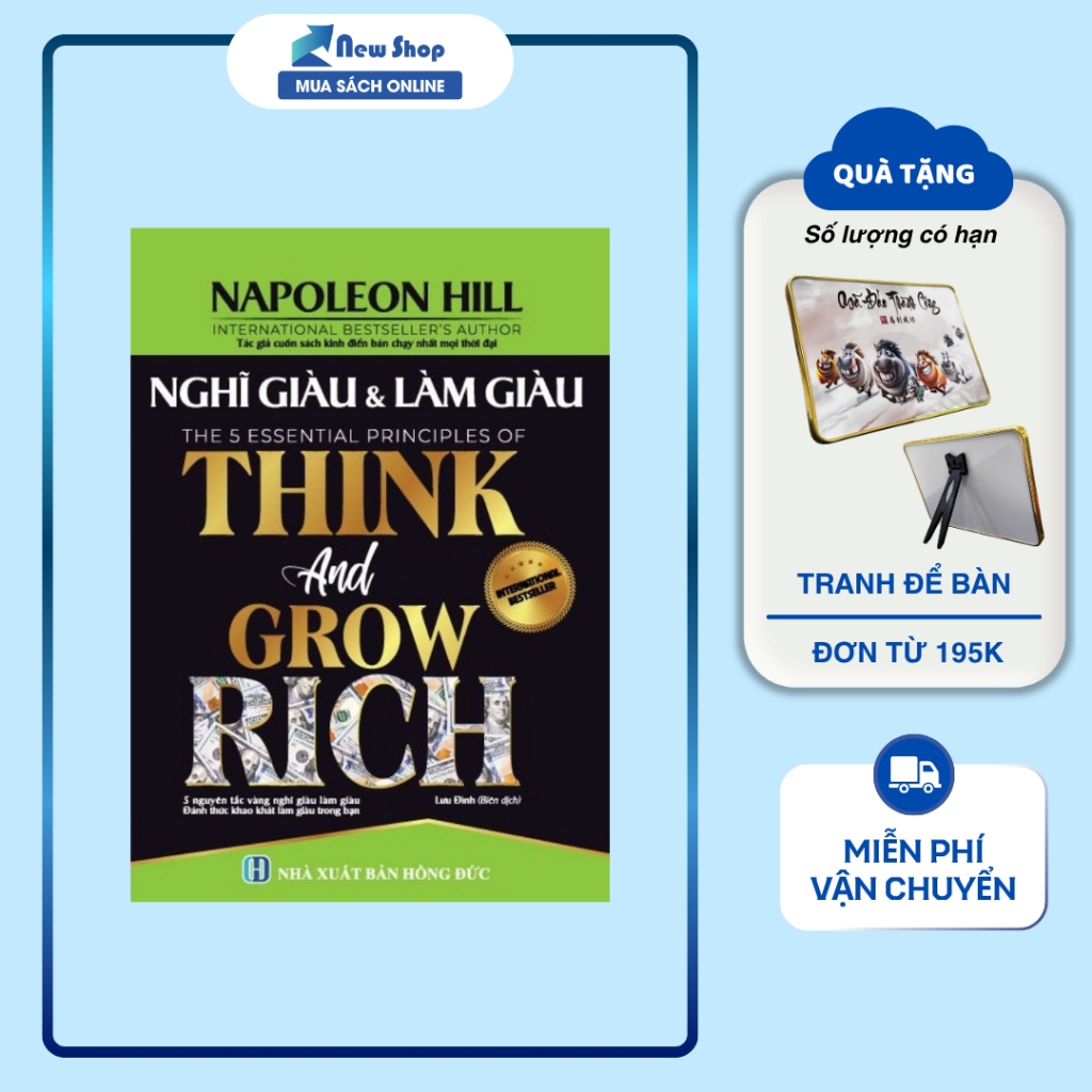 Sách - Nghĩ Giàu & Làm Giàu (Think and Grow Rich) (NS)