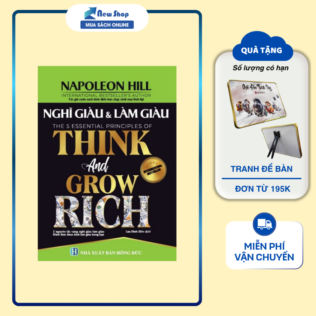 Sách - Nghĩ Giàu & Làm Giàu (Think and Grow Rich) (NS)