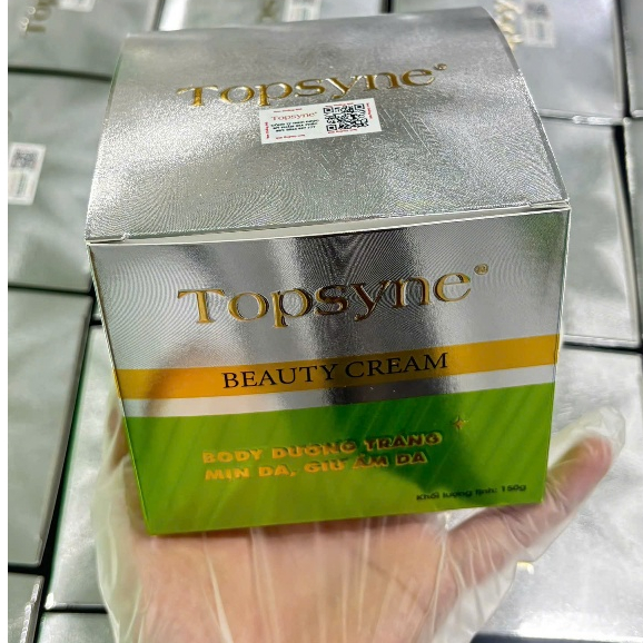 Kem dưỡng trắng da giữ ẩm mịn da body TOPSYNE 150g