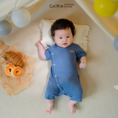 Bộ Liền Thân Cho Bé COOKIE, Romper VẠT LỆCH Từ Newborn Tháng Đến 9 Tháng 2026