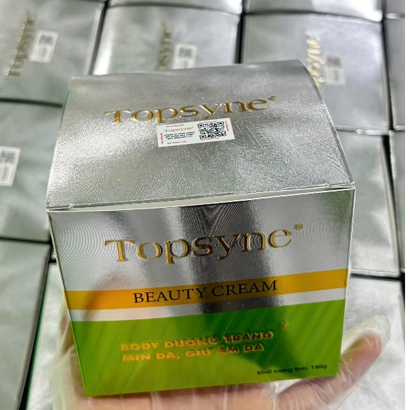 Kem dưỡng trắng da giữ ẩm mịn da body TOPSYNE 150g