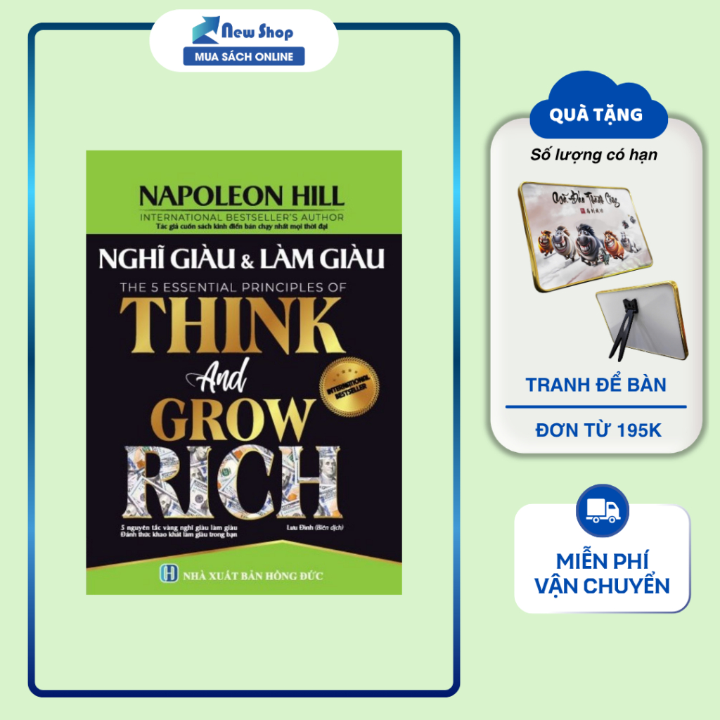 Sách - Nghĩ Giàu & Làm Giàu (Think and Grow Rich) (NS)