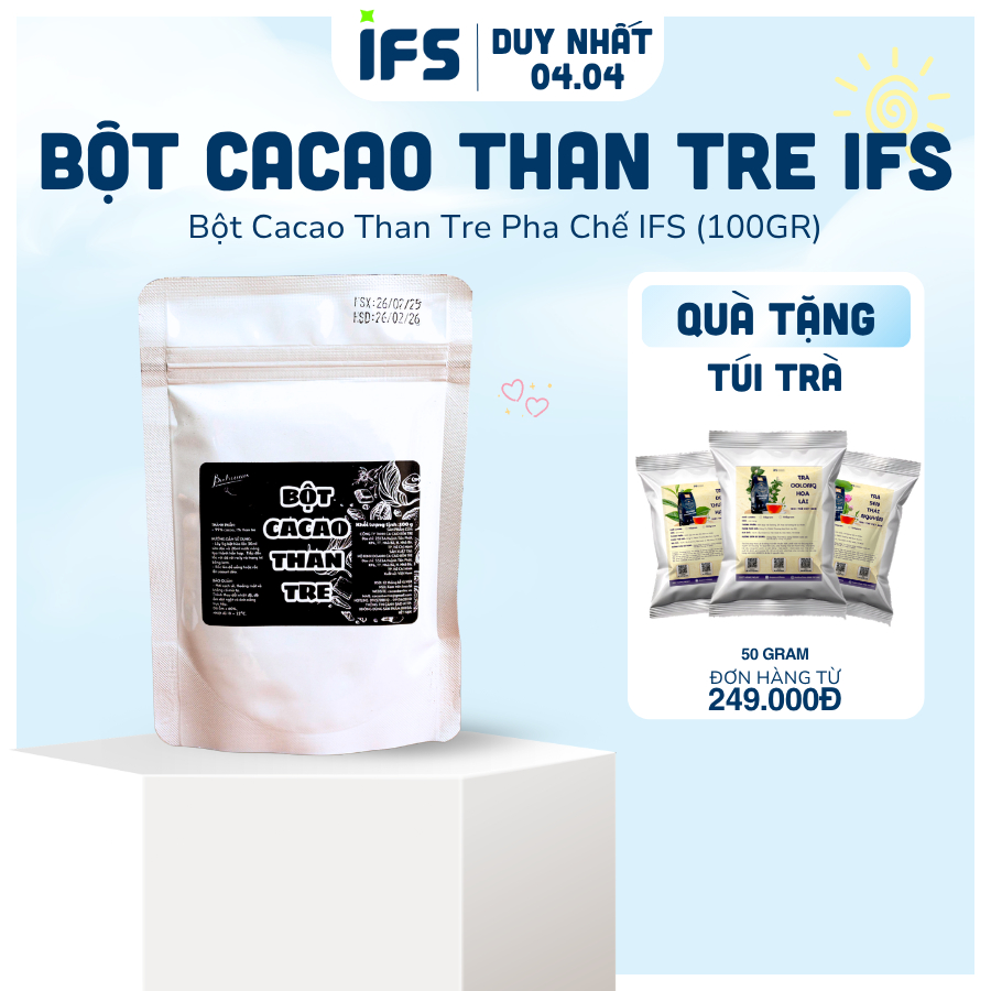 IFS - Bột Cacao Than Tre - Cacao Than Tre (100Gr)