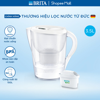 Bình lọc nước BRITA Marella XL 3.5L (có sẵn 1 lõi lọc Maxtra Pro)