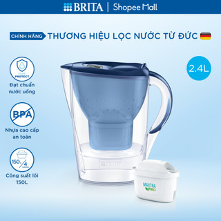 Bình lọc nước BRITA Marella Basic 2.4L (có sẵn 1 lõi lọc Maxtra)