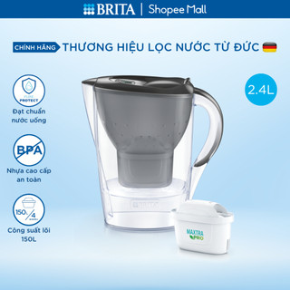 Bình lọc nước BRITA Marella Basic 2.4L (có sẵn 1 lõi lọc Maxtra)