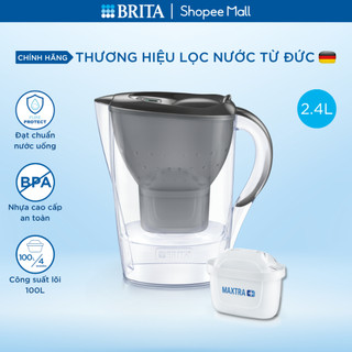 Bình lọc nước BRITA Marella Basic 2.4L (có sẵn 1 lõi lọc Maxtra)