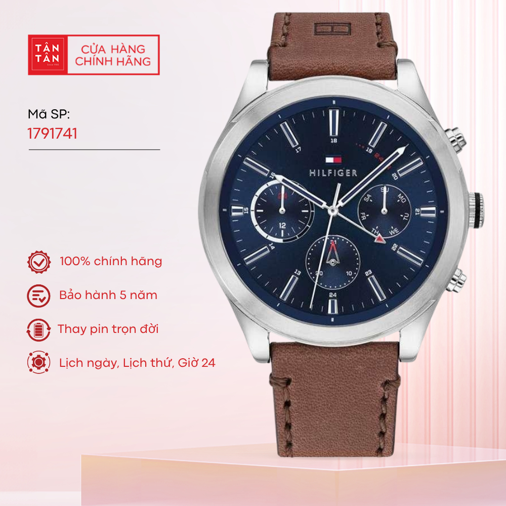 Đồng Hồ Nam Tommy Hilfiger Ashton 1791741 Quartz 44mm - Đồng Hồ Tân Tân