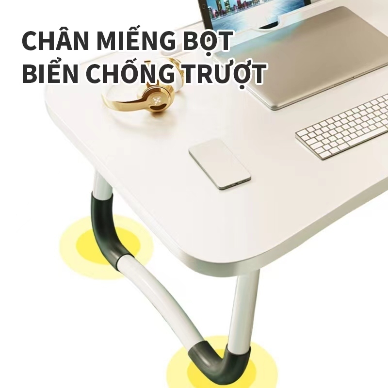Bàn học mini thông minh có thể gập lại Bàn máy tính,mặt bàn bằng gỗ, có thể sử dụng khi ngồi trên sàn nhà | BigBuy360 - bigbuy360.vn