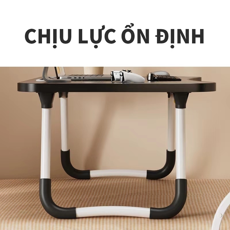 Bàn học mini thông minh có thể gập lại Bàn máy tính,mặt bàn bằng gỗ, có thể sử dụng khi ngồi trên sàn nhà | BigBuy360 - bigbuy360.vn