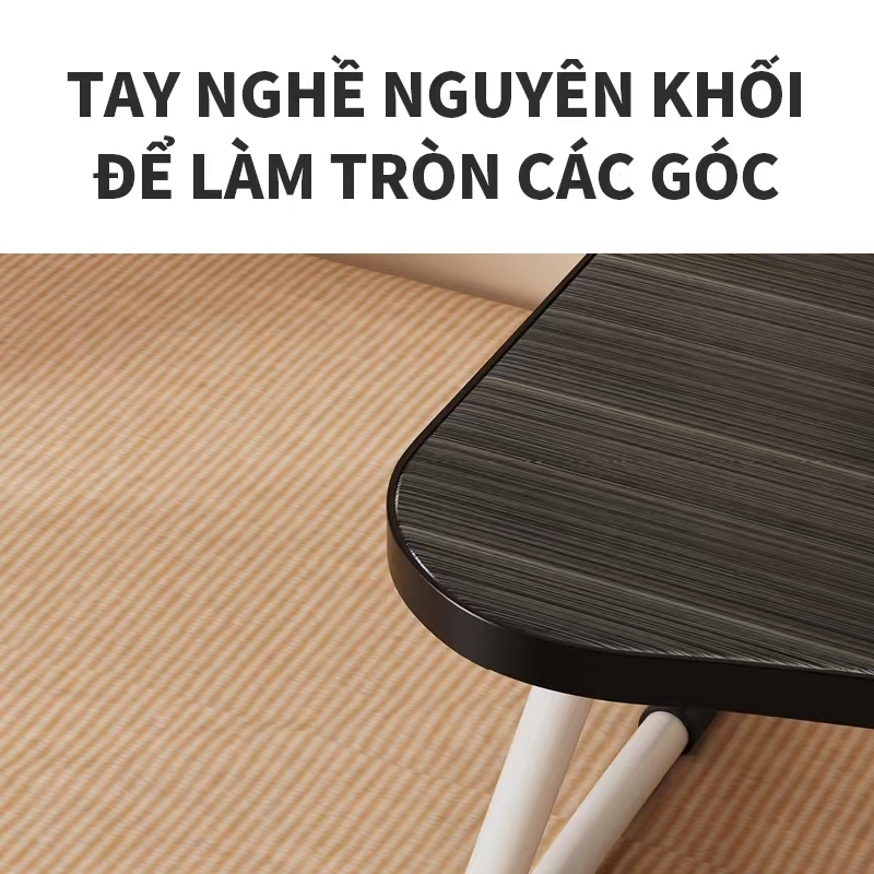 Bàn học mini thông minh có thể gập lại Bàn máy tính,mặt bàn bằng gỗ, có thể sử dụng khi ngồi trên sàn nhà | BigBuy360 - bigbuy360.vn