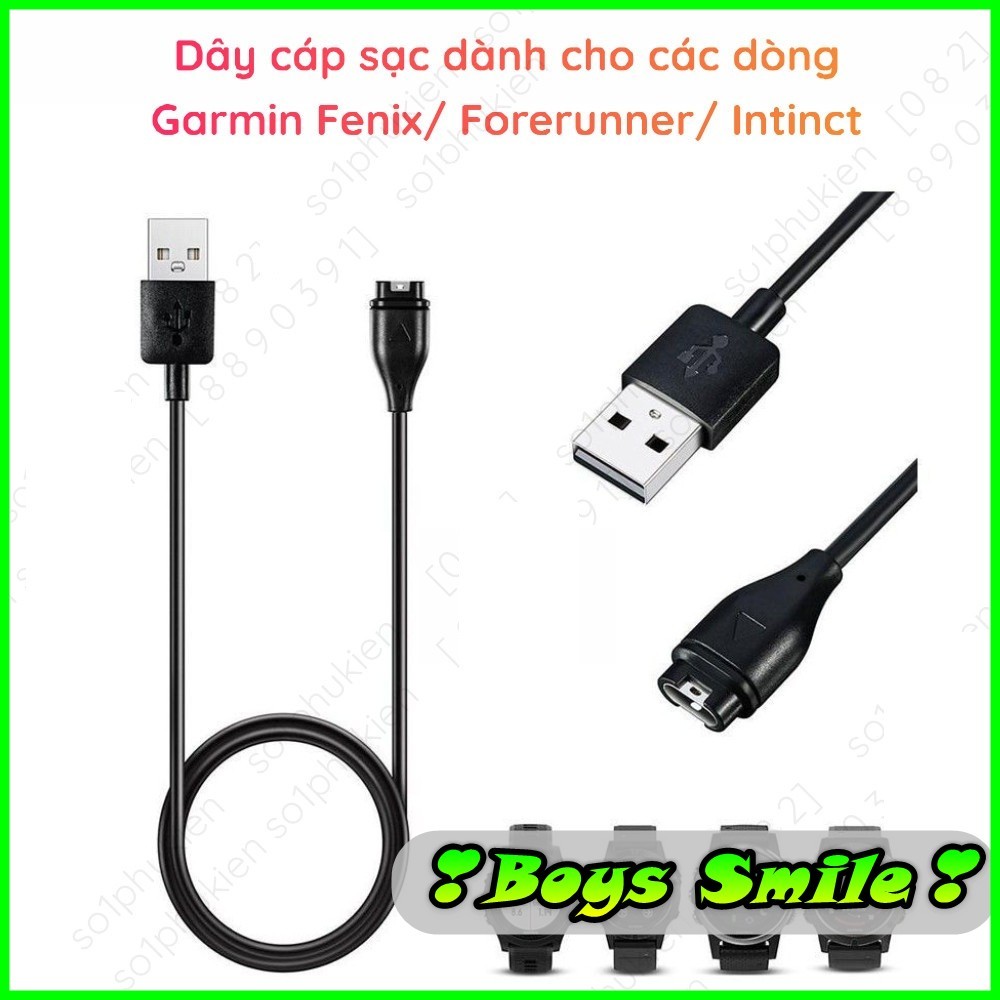 Dây Sạc nhanh usb Cho Garmin Forerunner 970 / 965 Forerunner 955 / 955 Solar Forerunner 945 / 945 LT