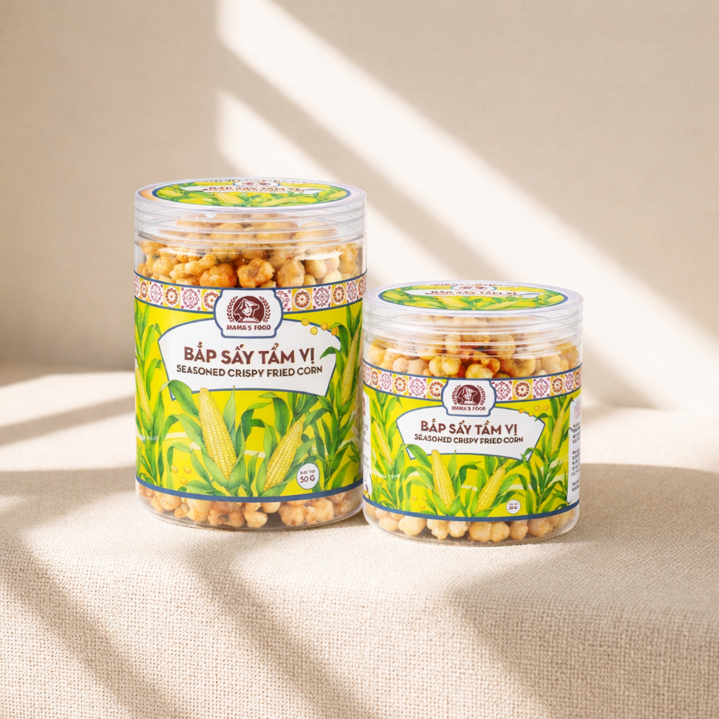 Bắp Sấy Tẩm Vị Mama'S Food - Sagourmet - Snack Giòn Rụm Đậm Vị Snack Healthy