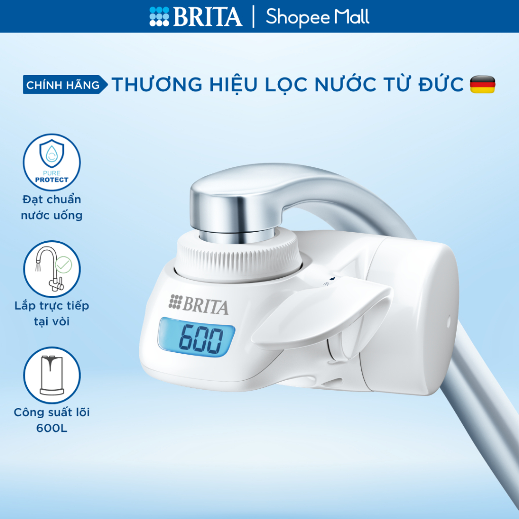 Thiết bị lọc nước tại vòi BRITA On Tap Pro VM-F (có sẵn 1 lõi lọc BRITA On Tap VM-F cao cấp) - Sản x