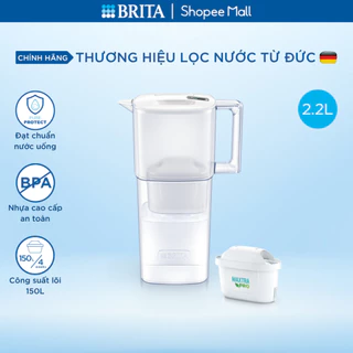 Bình lọc nước Liquelli White 2.2L (Có sẵn 1 lõi lọc Maxtra Pro 150L)