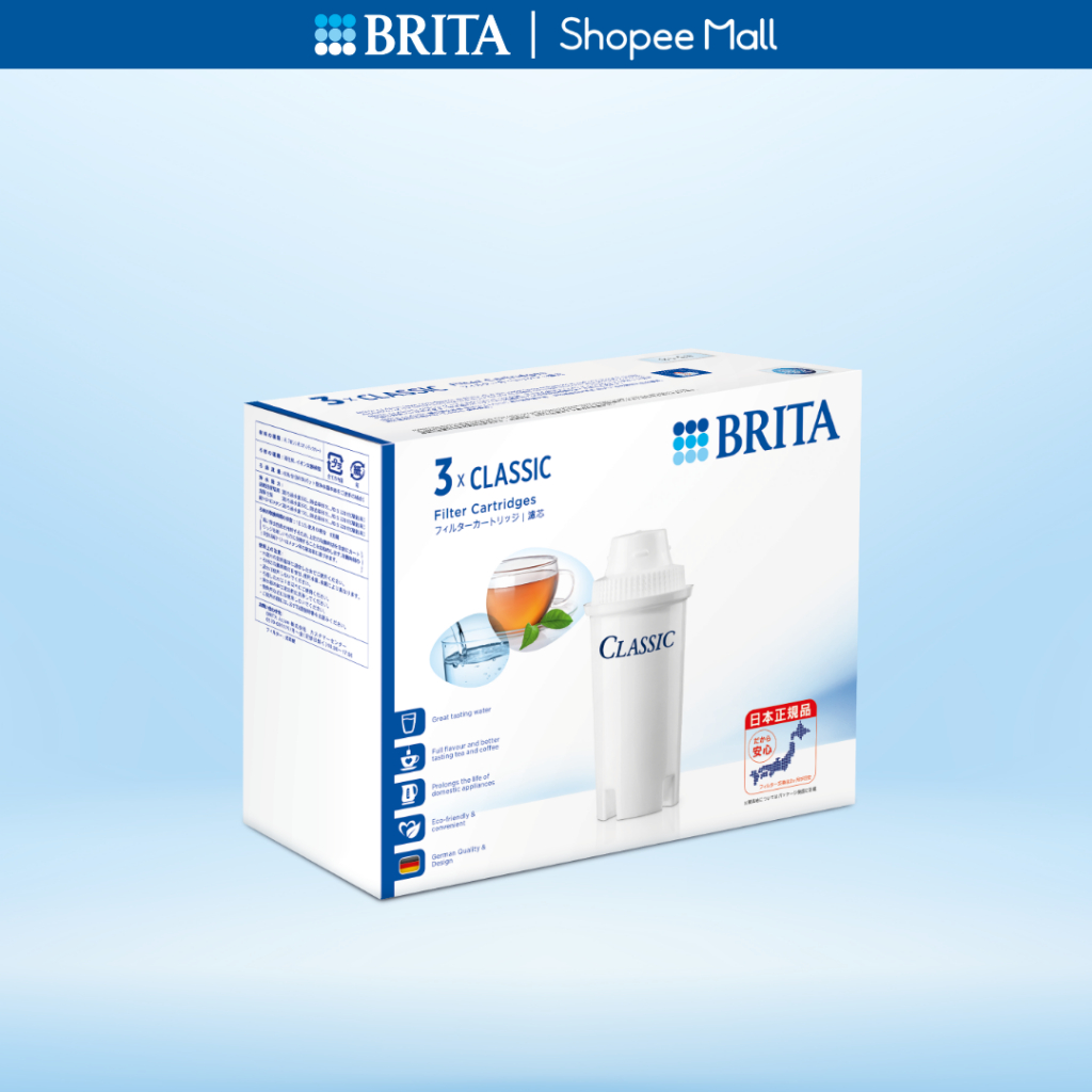 Hộp 3 lõi lọc dài BRITA Classic