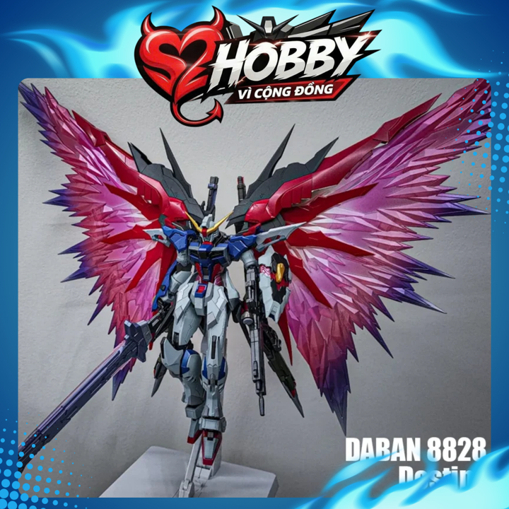[CÓ SẴN] MÔ HÌNH LẮP RÁP MG 8828 DESTINY Ver. MB (tặng base, effect, decal nước)