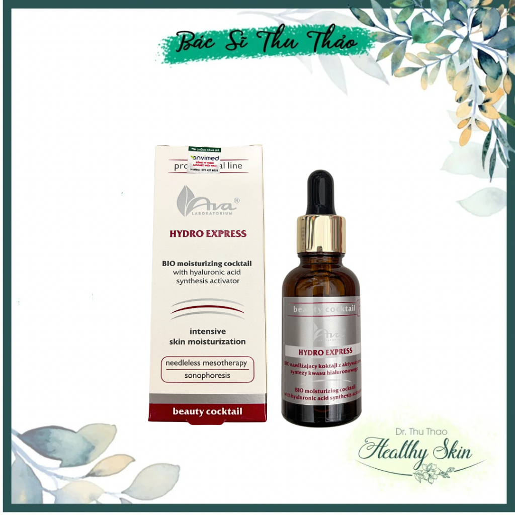 [30mL] Serum dưỡng ẩm phục hồi Ava Hydro Express