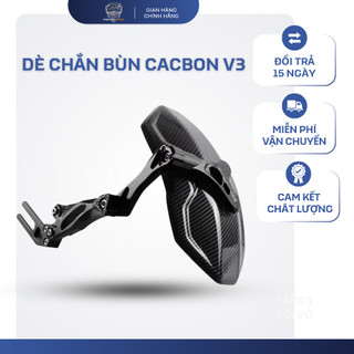 Dè chắn bùn xe máy xe điện vân carbon v3 cnc loại xịn bền đẹp chống bắn bẩn, ốp chắn bùn giữ xe sạch khi di chuyển