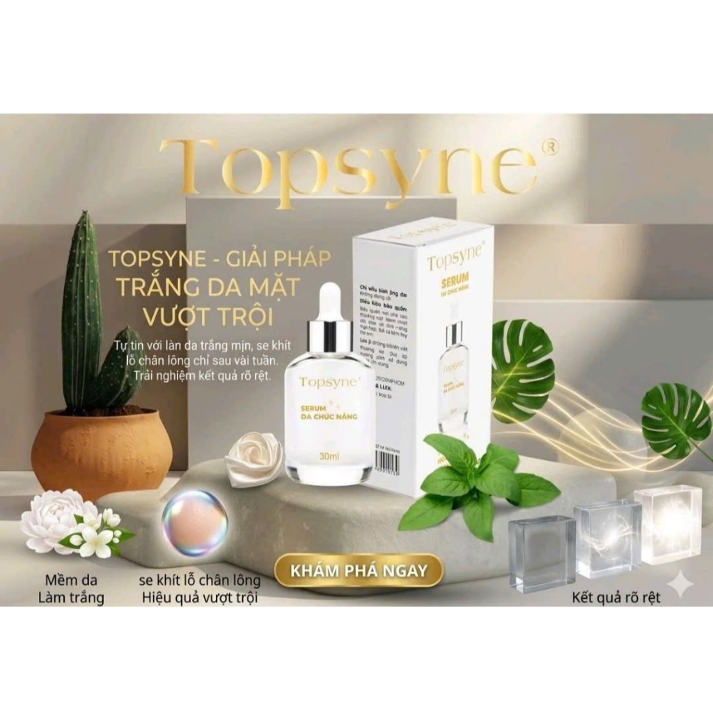 Serum dưỡng da trắng sáng mịn màng 30ml - TOPSYNE
